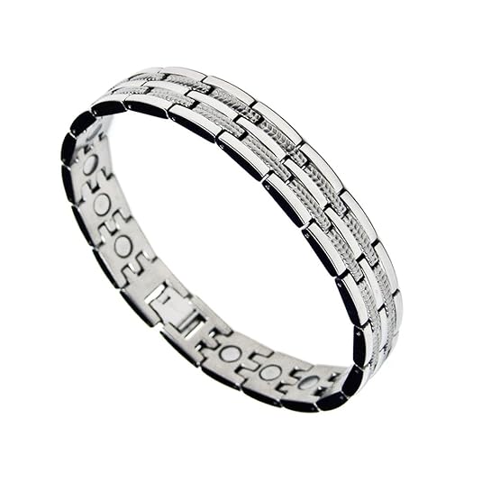 Men's Titanium Therapy Golf Bracelet T4 7.5" Jewelry