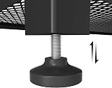 HOMIDEC 160 cm Computer Desk with Drawers, Headphone Hook, Modern Style view 8