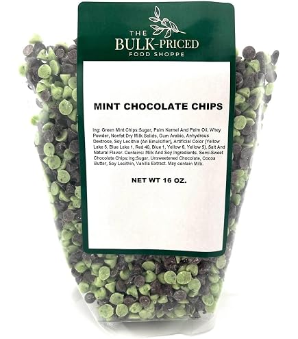 Amazon.com: Green Mint Chips, Bulk Size, Baking Chips, (1 lb