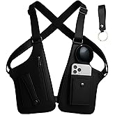 Premium Leather Shoulder Bag, Double Shoulder Armpit Bag, Anti-Theft Hidden Adjustable Strap Holste, Underarm Strap Wallet