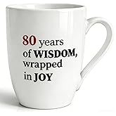 80th Birthday Gifts for Men Women Mug Coffee Cup, 1946 Bday Mugs, 80 Year Old Best Present Idea for 80th Wife Husband Grandma Grandpa Father Mother,11Oz