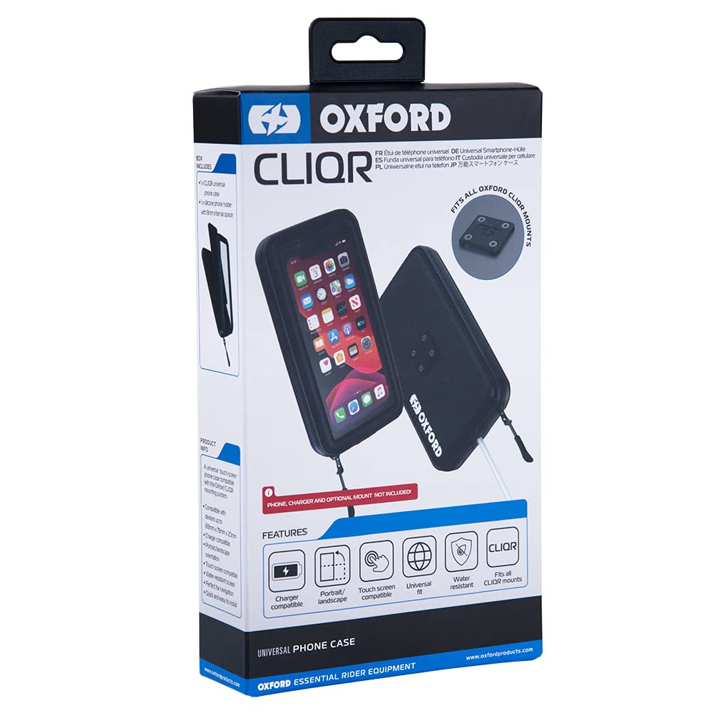 Oxford Products CLIQR Universal Mobile Phone Case For Motorbike/Bicycle