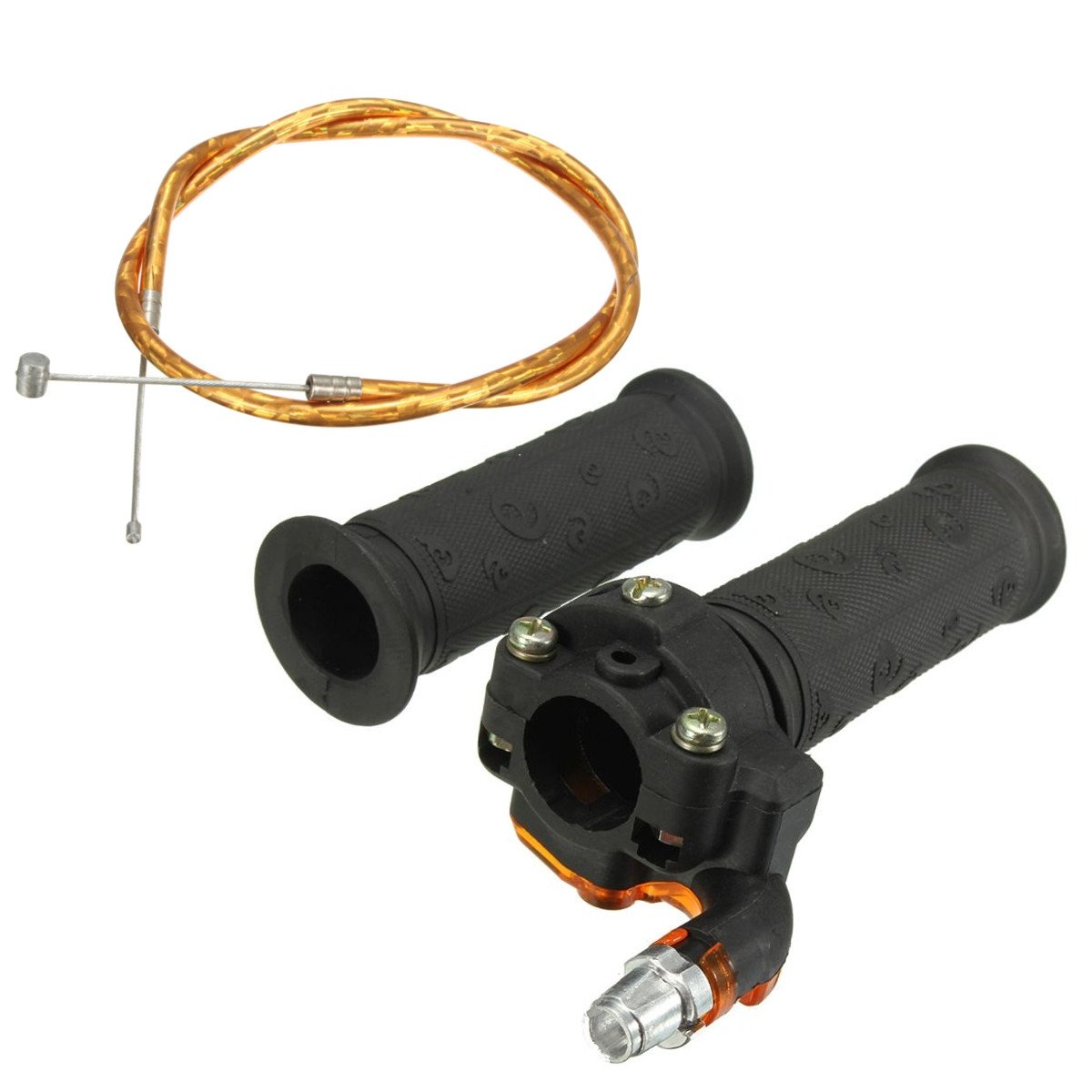 MOMOALA Alamor Restrictable Twist Throttle Cable Set compatible with 47cc 49cc Mini Moto Bike Dirt Bike Quad