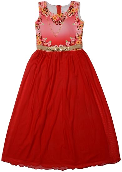 synthetic long frocks