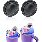 2pcs Replacement Stopper Compatible with Owala FreeSip Sway 30oz 40oz, Silicone Seal Bottle Cap Mouth Stopper for Owala FreeSip Tumbler 40oz Water Bottle Top Lid Gasket Plug Accessories BPA-Free(Gray)