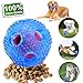 NEWBEA Interactive Dog Toys,IQ Treat Boredom & Food Dispensing Ball Toys for Small/Medium/Large Dogs,Puzzle Puppy Pals Tough Durable Chew Ball Nontoxic Rubber and Bouncy Ball Cleans Teeth For Puppy