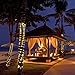 LTE 50 LED Solar Rope Lights, 23ft ,Warm White, Waterproof , Outdoor Solar Rope Lights ,Christmas Lights, Ideal for Decorations,gardens, Lawn, Patio, Weddings, Parties
