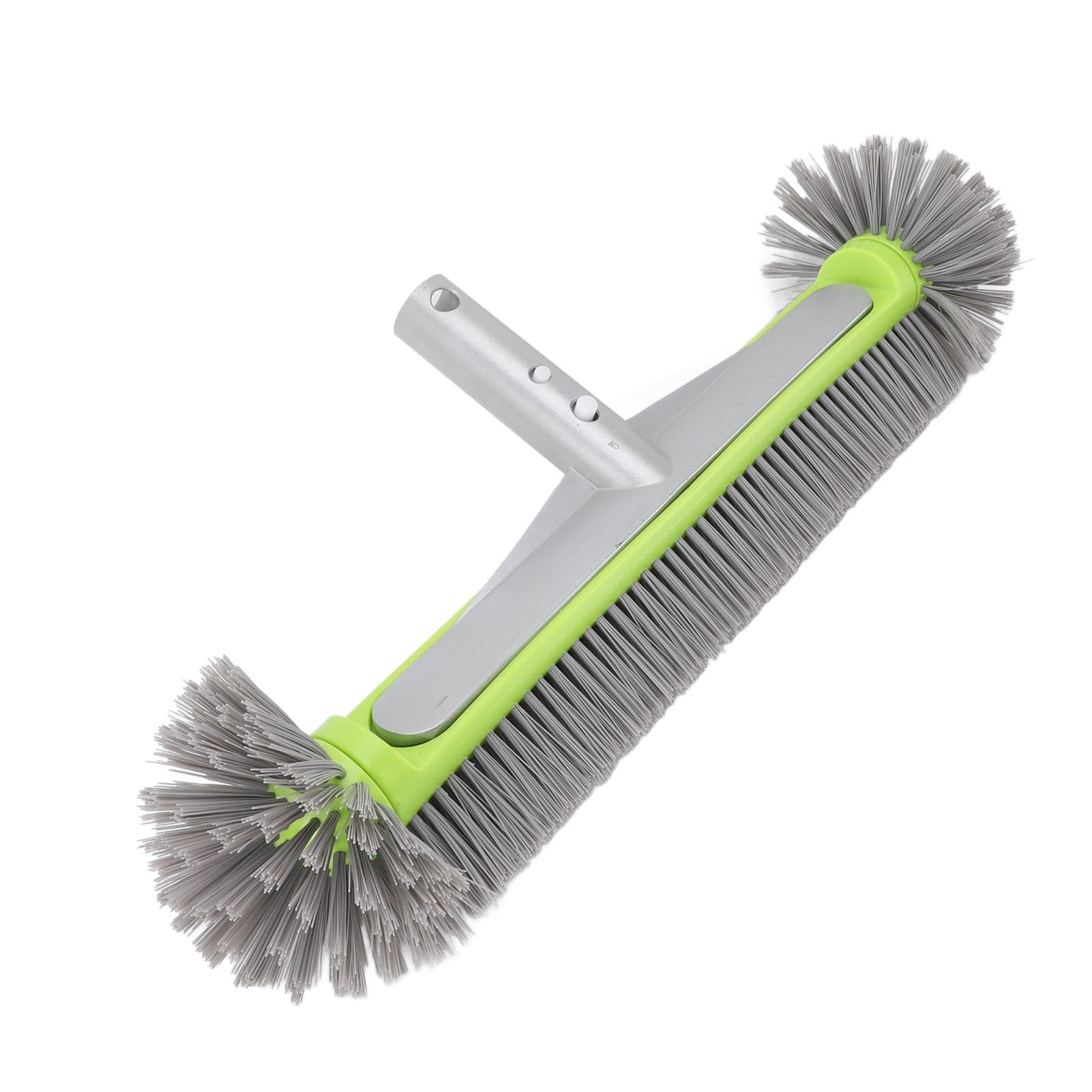 Swimming Pool Brush Head, Professional 17.7in Floor & Wall Pool Cleaning Brush, High Density Nylon Bristles, for Cleaning Pool Walls, Tile, Floors to Fit Most Poles