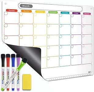 amazoncom horizontal monthly calendar horizontal