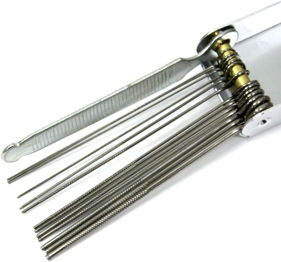 KKmoon 13 in 1 Welding Torch Nozzle Tip Cleaner Blue Metal Shell for