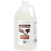 velona Babassu Oil USDA Certified Organic - 1 Gallon / 128 Fl Oz | 100% Pure and Natural Carrier Oil | Refined, Cold Pressed | Face, Hair, Body & Skin Care and Cooking | Use Today - Enjoy Results