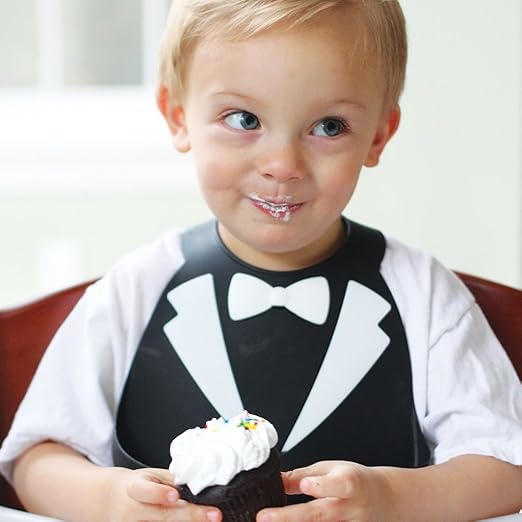 Make my day baby bib tuxedo amazoncouk baby