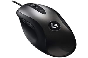 Logitech G MX518 Gaming Mouse Hero 25K Sensor, 25,600 DPI, ARM-Processor, 8 Programmable Buttons - Black/Grey