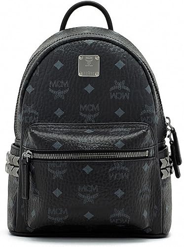 Amazon Co Jp エムシーエム Mcm 黒ミニバックパックリュックサックブラック Black Mini Stark Backpack 並行輸入品 シューズ バッグ