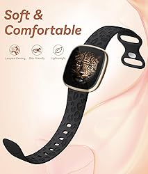 Odbeai Leopard Engraved Bands Compatible with
