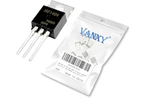 VANXY 12PCS IRF1404 TO-220 40V 202A N-Channel MOSFET Transistor IRF1404PBF Applicable DIY