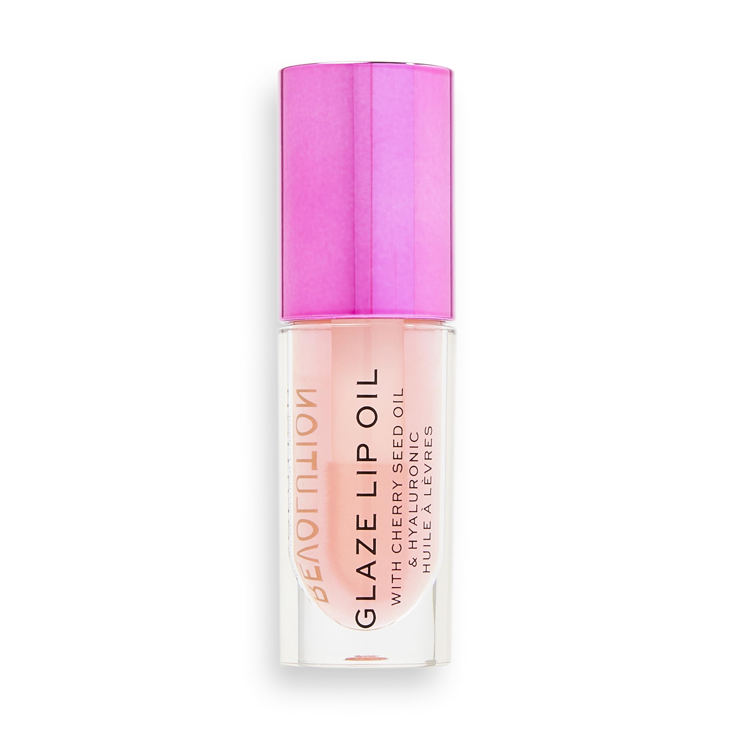 Revolution Beauty London, Glaze Lip Oil, Nourishing Glam Pink, 4.6ml
