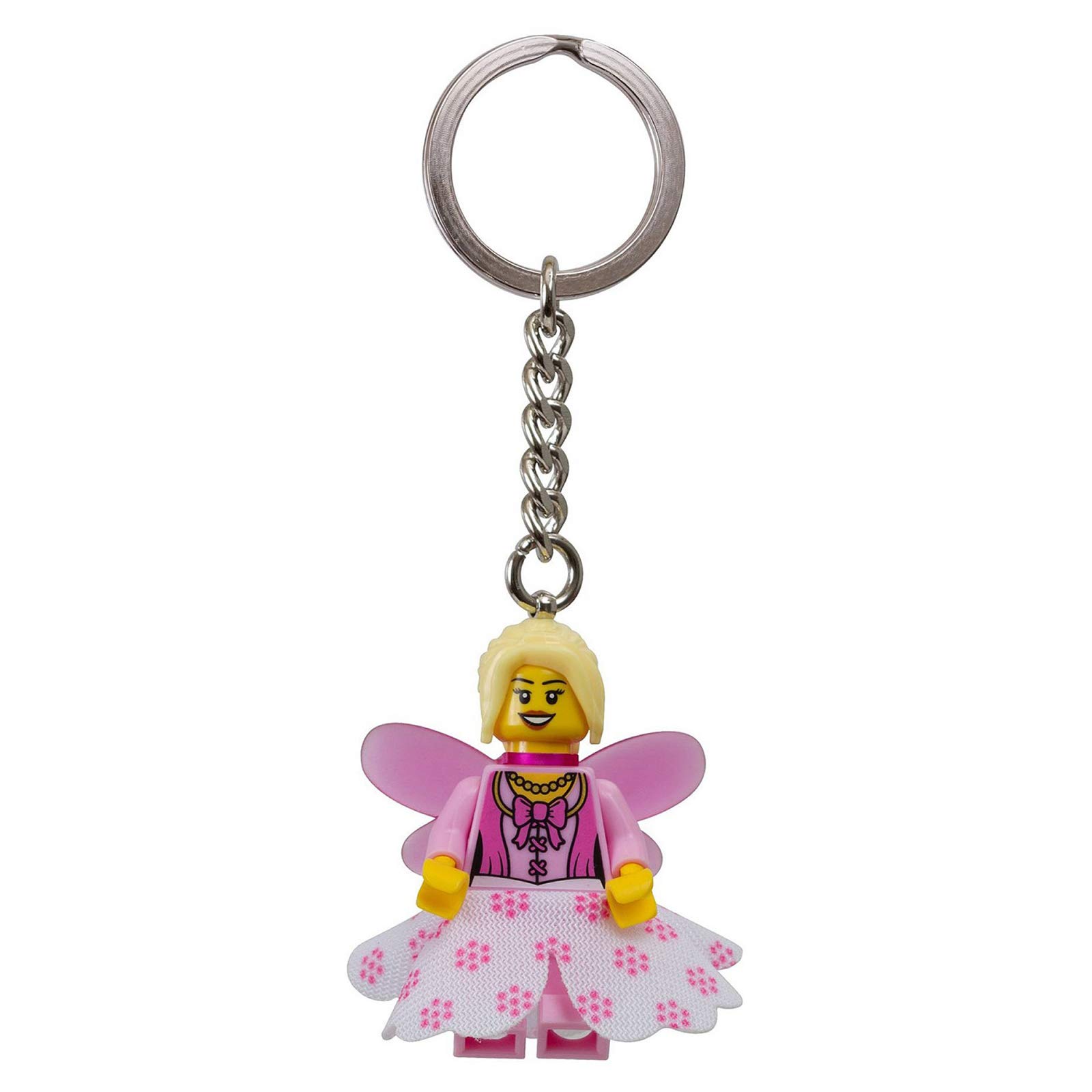 Lego 850951 Fairy with Cloth Skirt Key Chain, Pink Wings