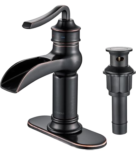 Pfister Ashfield Badarmatur In Toskanischer Bronze – Wasserfall-Auslauf, 10,2 Cm Lochabstand, 1,2 GPM