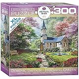 Office Product Blooming Garden Puzzle, 300 Pieces Book