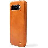 Snakehive Leather Case for Google Pixel 10a - Slim Protective Case - Wireless Charging/Qi2 Compatible - Tan