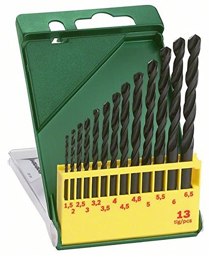 Bosch 2607019441 HSS-R Drill Bit Set (13-Piece)