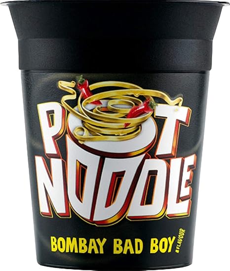 Amazon Pot Noodle Bombay Bad Boy 90g ポットヌードルボンベイ不良少年 90グラム Pot Noodle 介護用主食