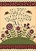 Love Valentine's Day Garden Flag Primitive Floral 12.5