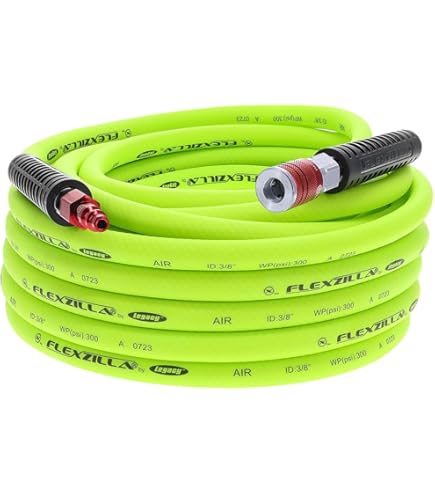 Amazon.com: Flexzilla Air Hose, 3/8 in. x 50 ft., 1/4 in. MNPT