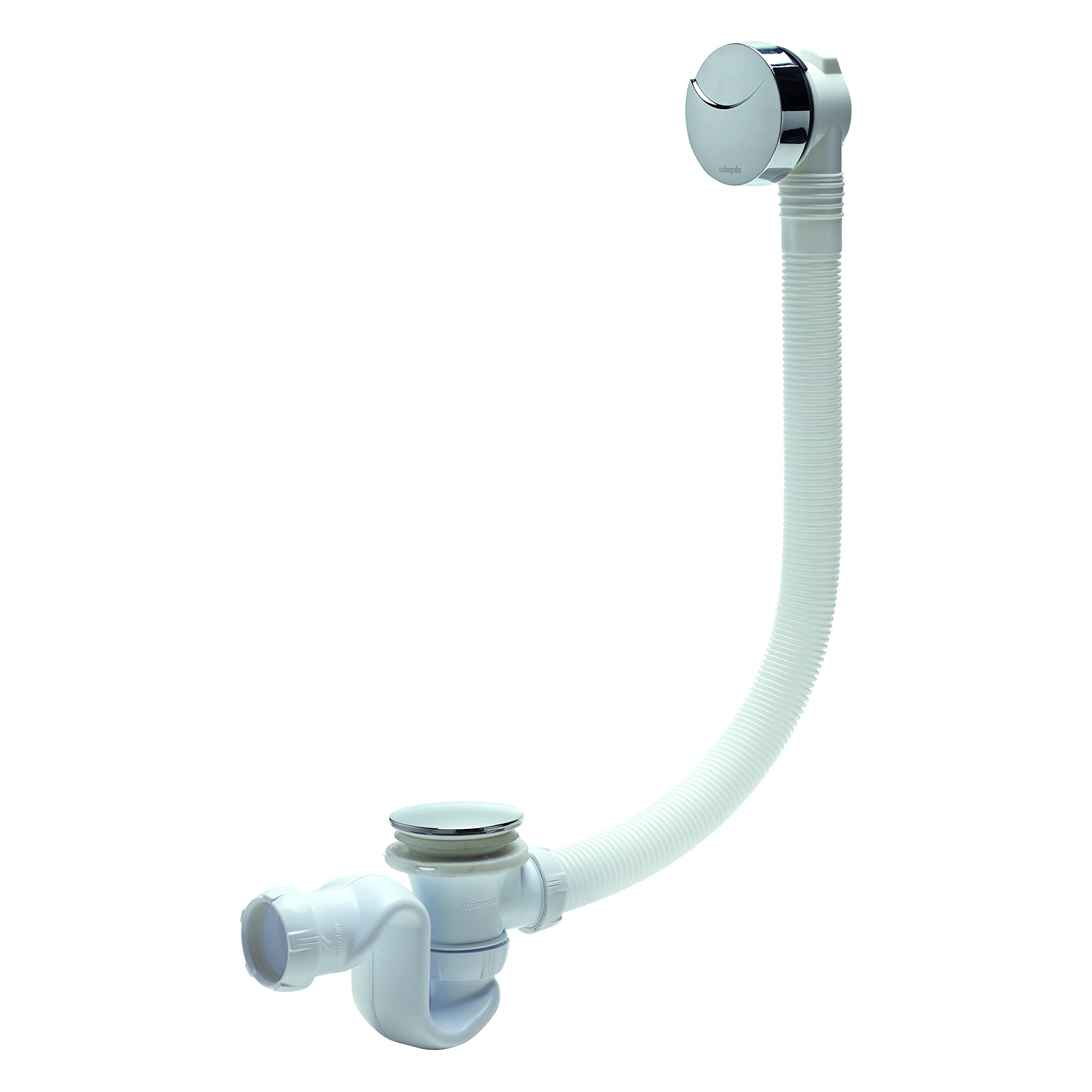 Wirquin 30718683 Bath Drain with Cable L700 Cobra ABS Siphon