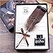 Antique Feather Dip Pen Set, Harry Potter Writing Quill Ink Dip Pen Set Best Christmas Gifts