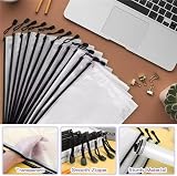 Umriox A5 Plastic Zip Folders 18Pcs Mesh Zipper Pouches File Wallets view 3