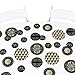 Big Dot of Happiness Roaring 20's - 1920s Art Deco Jazz Party Giant Circle Confetti - Large Confetti 27 Count