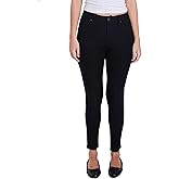 YMI Women's Hyperstretch Skinny Work Casual Mid-Rise Pants