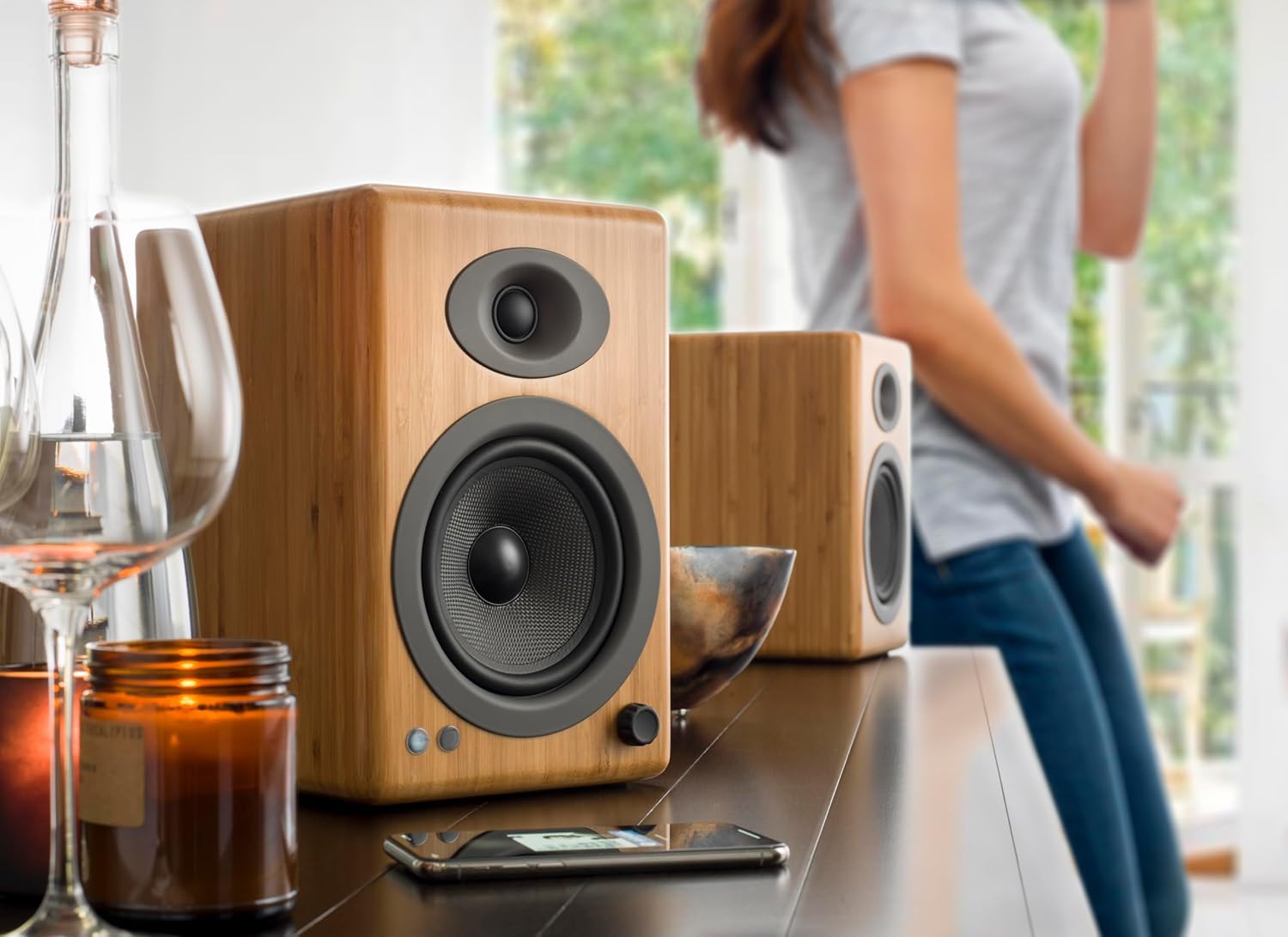 Mua Audioengine A5+ Wireless Bluetooth Bookshelf Speakers - Premium ...