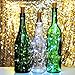 KOBWA Wine Bottle Lights with Cork, USB Rechargeable Small LED Fairy Lights for Bottles 2024 Upgraded DIY Bottle Light for Party Christmas Decorations