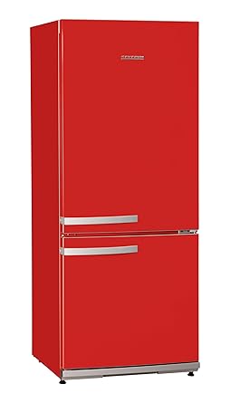 SEVERIN Kühl-/Gefrierkombination, 173 L/54 L, Energieeffizienzklasse A++, KS 9776, Rot