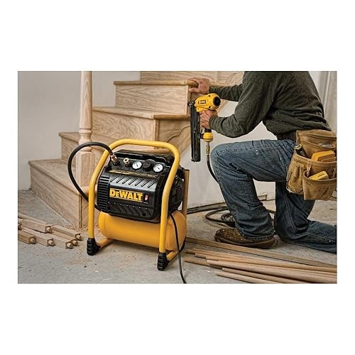 DEWALT Air Compressor for Trim, 200-PSI Max, Quiet Operation