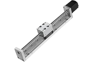 HUAJUEJUE Mini Linear Motion Actuators Lead Screw with Motor Effective Stroke Length for DIY CNC Router Parts X Y Z Linear (100MM)