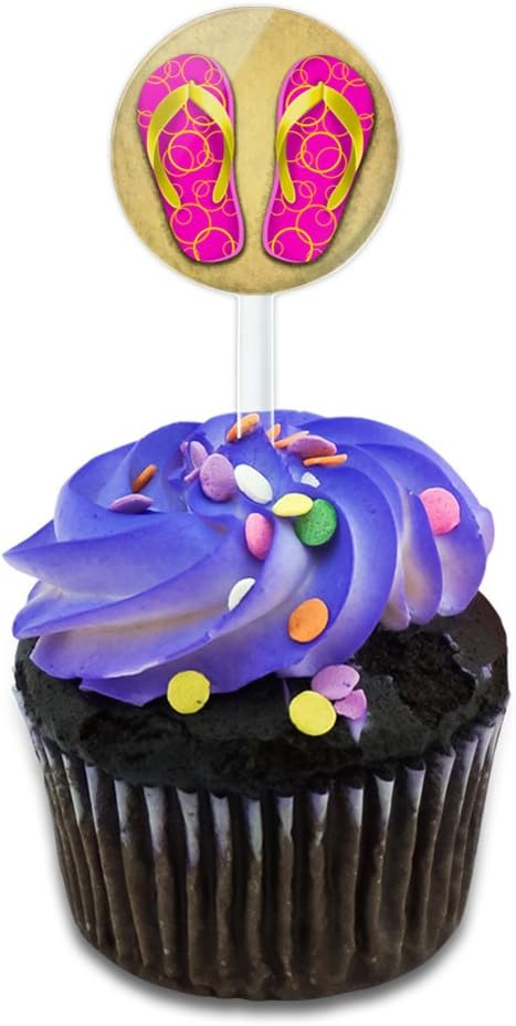 flip flop cupcake toppers