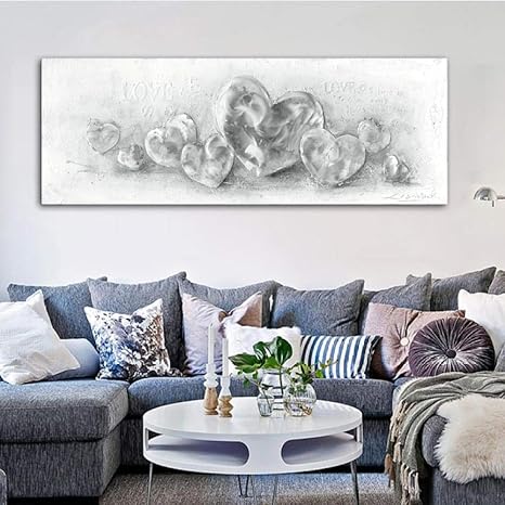 Pinturas al óleo abstractas Cartel decorativo blanco limpio Imágenes de
