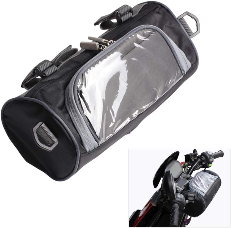 Inconceivabm Waterproof Outdoor Storage Bag Motorcycle Head Storage Bag Waterproof Storage Bag Mobile Phone Built-in Touch Screen Storage Bag Motorcycle Barrel Bag