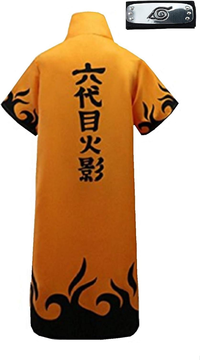 Fuji Namikaze Anime Naruto Minato Cosplay Costume Cape