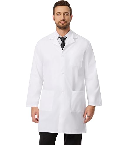 Amazon.com: ERB 82534 Safety L2 Male Lab Coat, 10