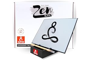 SAVVI HOMES Savvi Home's Zen Slate Drawing Board Buddha Water Painting Art Board Water Painting & Embracing Mindfulness Gifts - Water Board Meditation Gift for Artists