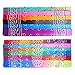 URATOT 12 Pack Novelty Gradient Cotton Bandanas Paisley Print Head Wrap Handkerchief, 2 Style (Mixed 12 Colors A, 12)