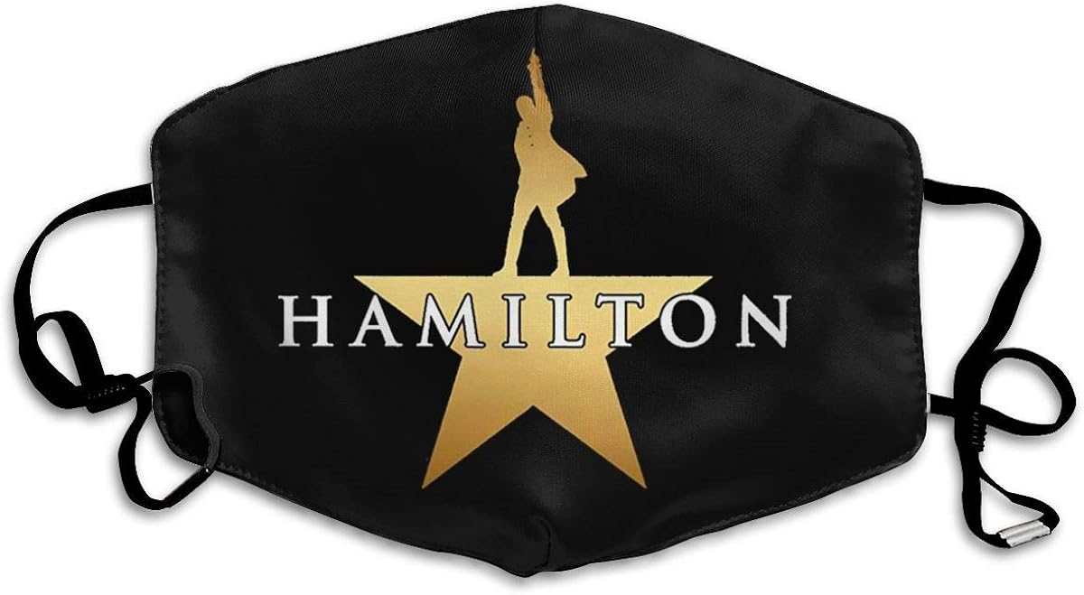 Unisex Multi Usage Face Cover Up Hamilton an American Musical Breathable Dust Filter Face and Mouth Cover Printed