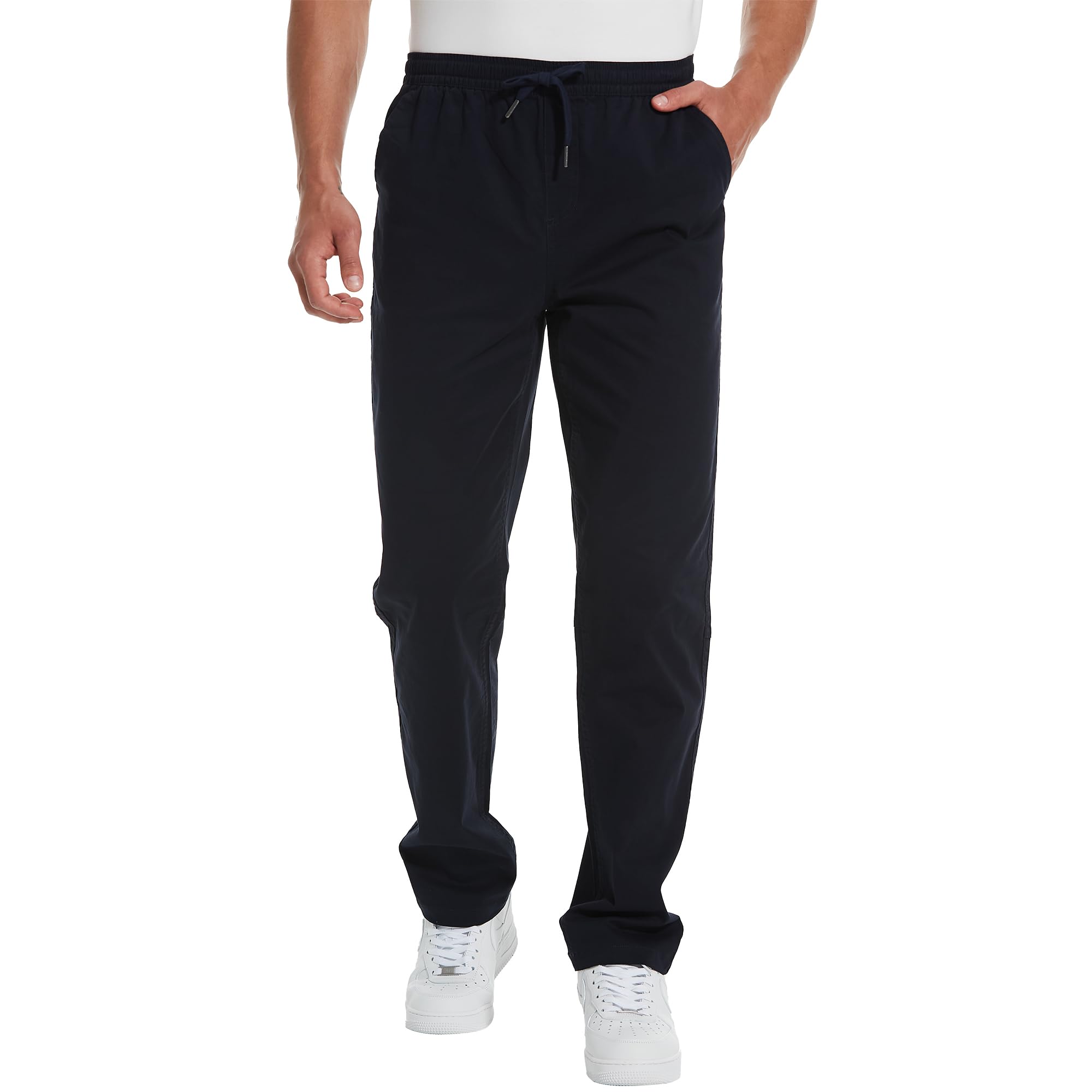 Photo 1 of Tall MobPlace Men's 34"/36" Inseam Cotton Casual Jogger Pants Navy