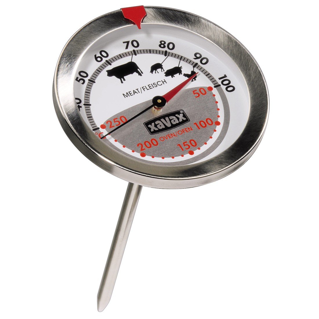 Xavax 2-in-1 Bratenthermometer aus Edelstahl*