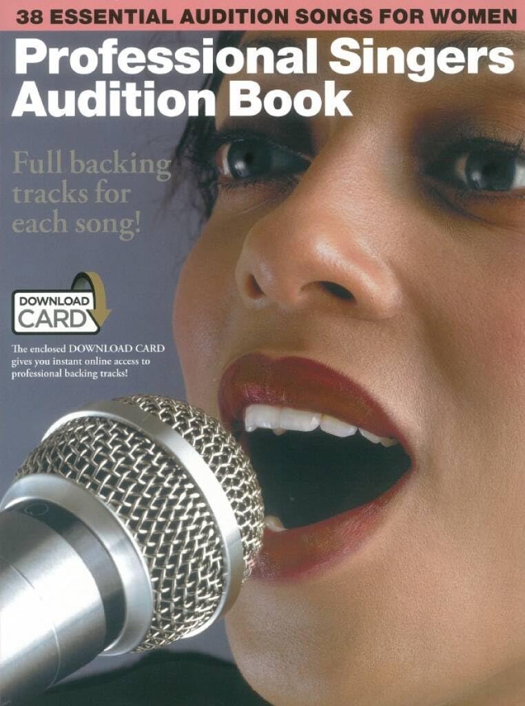 Professional Singers Audition Book. Piano, Vocal And Guitar. Includes Audio Online